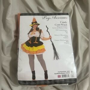 Leg Avenue Candy Corn Witch Costume - 1X/2X only used once